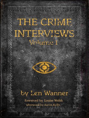 cover image of Volume One: Bestselling Authors Talk About Writing Crime Fiction